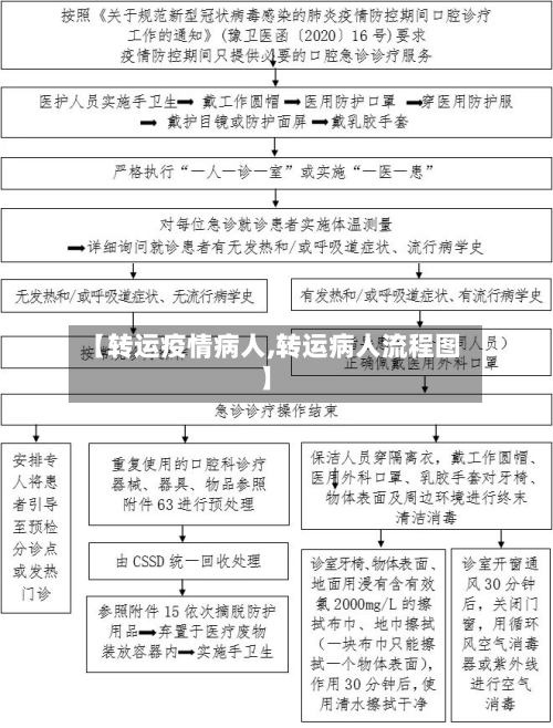 【转运疫情病人,转运病人流程图】