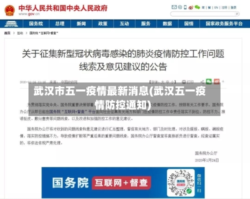 武汉市五一疫情最新消息(武汉五一疫情防控通知)-第2张图片