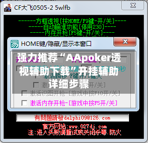 强力推荐“AApoker透视辅助下载	”开挂辅助详细步骤-第2张图片
