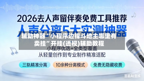 辅助神器“小程序边锋斗地主哪里有卖挂”开挂(透视)辅助教程-第2张图片