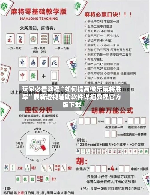 玩家必看教程“如何提高微乐麻将胜率”最新透视辅助软件详细教程官方版下载-第2张图片