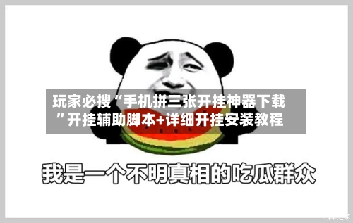 玩家必搜“手机拼三张开挂神器下载”开挂辅助脚本+详细开挂安装教程-第2张图片