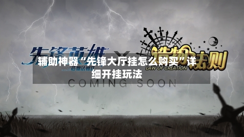 辅助神器“先锋大厅挂怎么购买”详细开挂玩法-第2张图片