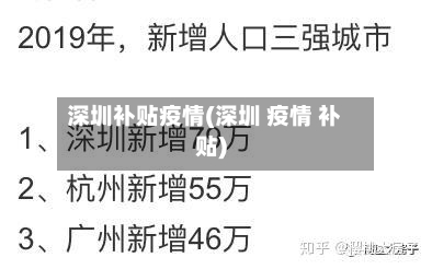 深圳补贴疫情(深圳 疫情 补贴)-第3张图片