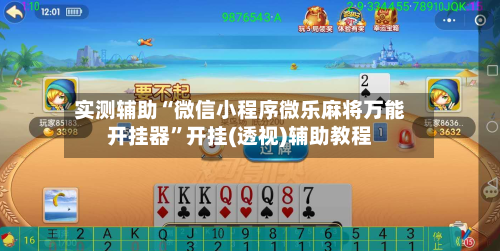 实测辅助“微信小程序微乐麻将万能开挂器	”开挂(透视)辅助教程-第2张图片