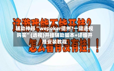 辅助神器“wepoker德州?一键透视购买	”(透视)开挂辅助脚本+详细开挂安装教程-第2张图片