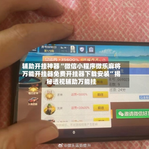 辅助开挂神器“微信小程序微乐麻将万能开挂器免费开挂器下载安装	”揭秘透视辅助万能挂-第3张图片