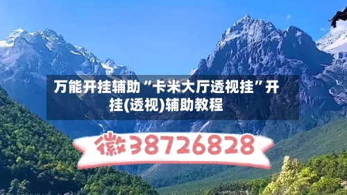 万能开挂辅助“卡米大厅透视挂”开挂(透视)辅助教程-第2张图片
