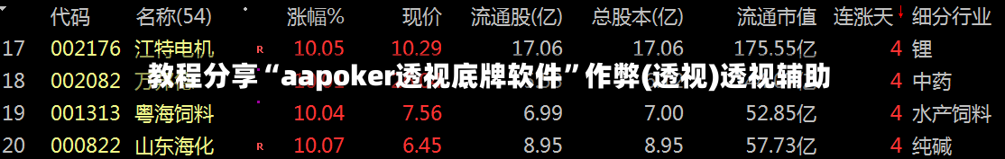 教程分享“aapoker透视底牌软件”作弊(透视)透视辅助-第3张图片