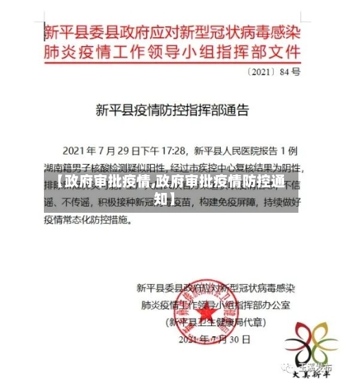 【政府审批疫情,政府审批疫情防控通知】-第2张图片
