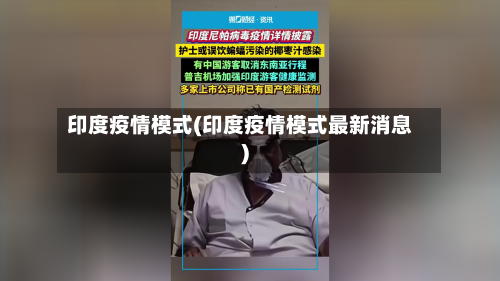 印度疫情模式(印度疫情模式最新消息)-第2张图片