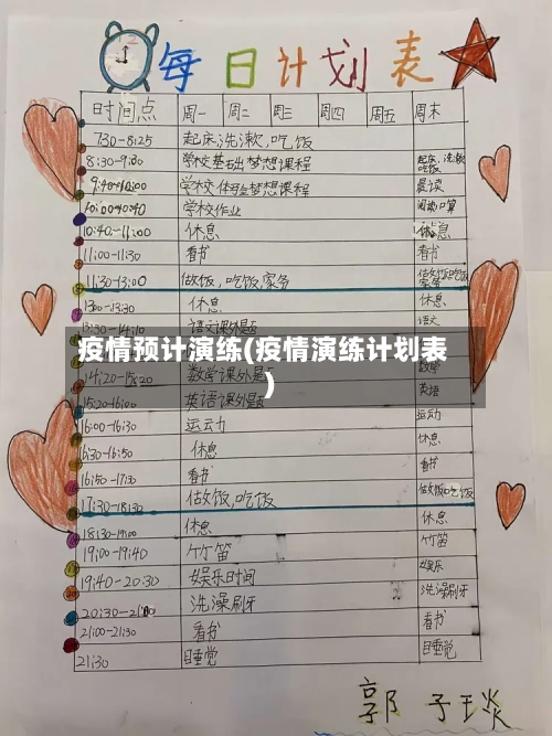 疫情预计演练(疫情演练计划表)-第3张图片