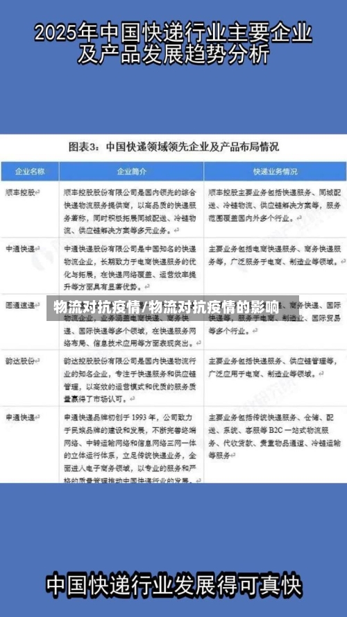 物流对抗疫情/物流对抗疫情的影响