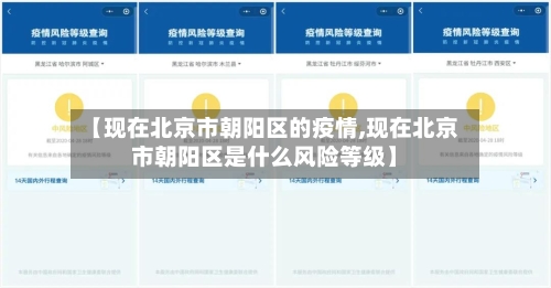 【现在北京市朝阳区的疫情,现在北京市朝阳区是什么风险等级】