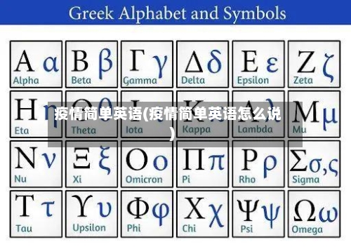 疫情简单英语(疫情简单英语怎么说)